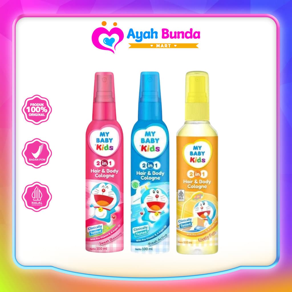 Review My Baby Kids Hair & Body Cologne: Bye-Bye Bau Matahari!