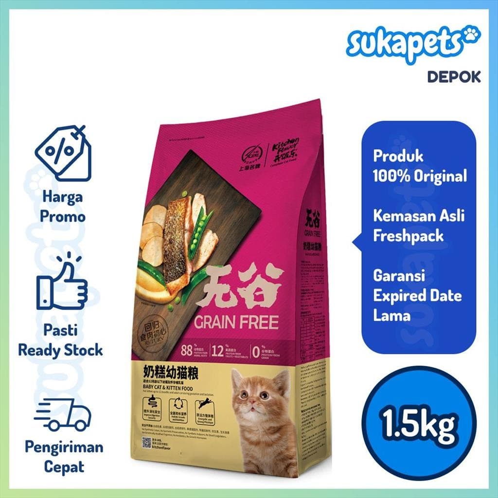Review Kitchen Flavor Baby Cat & Kitten: Nutrisi Juara Anabul!