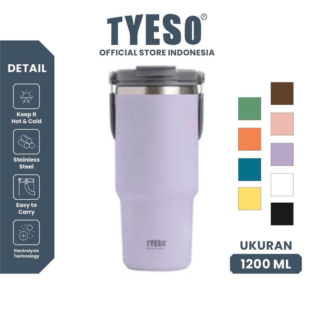 Review Tyeso TS-8830: Tumbler Jumbo 1200ml, Solusi Anti Haus Seharian