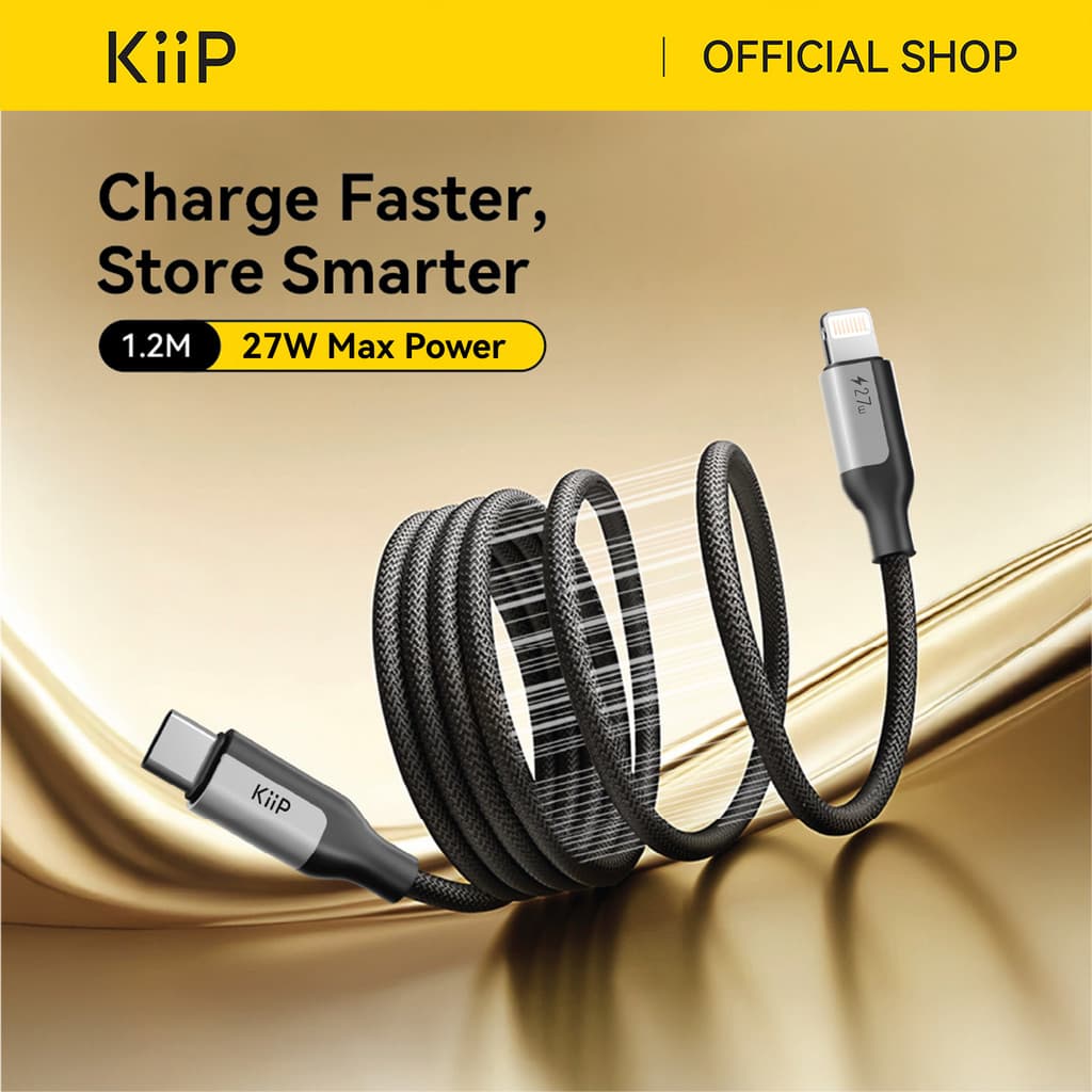 KiiP CMTL120: Kabel Magnetik Fast Charging iPhone Terbaik?