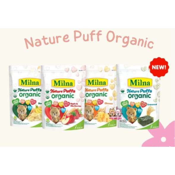 Review Milna Nature Puff Organic: Snack Sehat Bikin Si Kecil Happy?