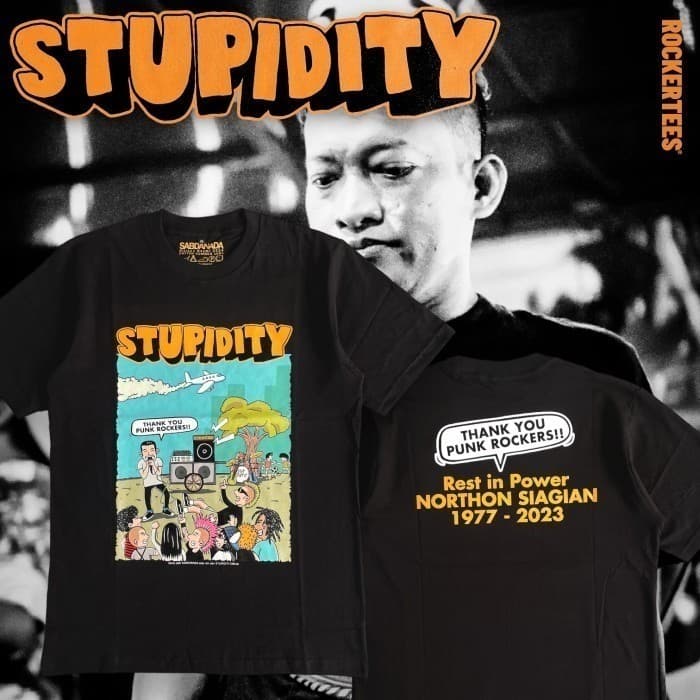 Kaos STUPIDITY THANK YOU PUNK ROCKERS: Bukan Sekadar Baju, Ini Pernyataan!