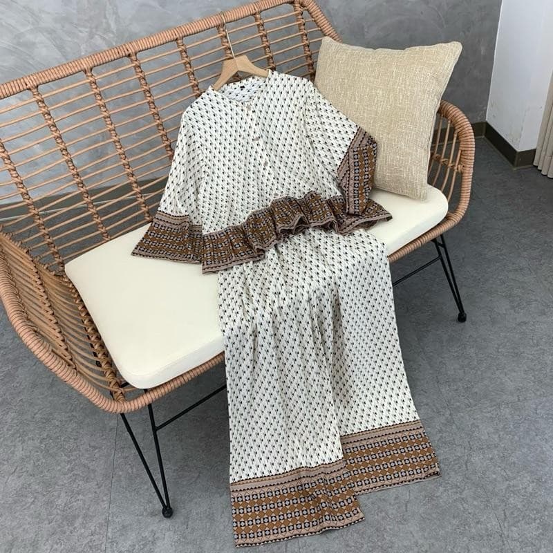 RAFELLA SET RAYON REMPEL: Setelan Wanita Premium Paling Nyaman!