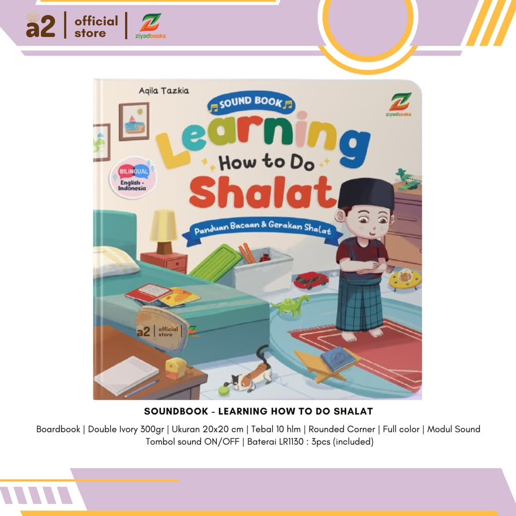 Ziyadbooks Sound Book Shalat: Belajar Ibadah Jadi Mudah & Asyik!