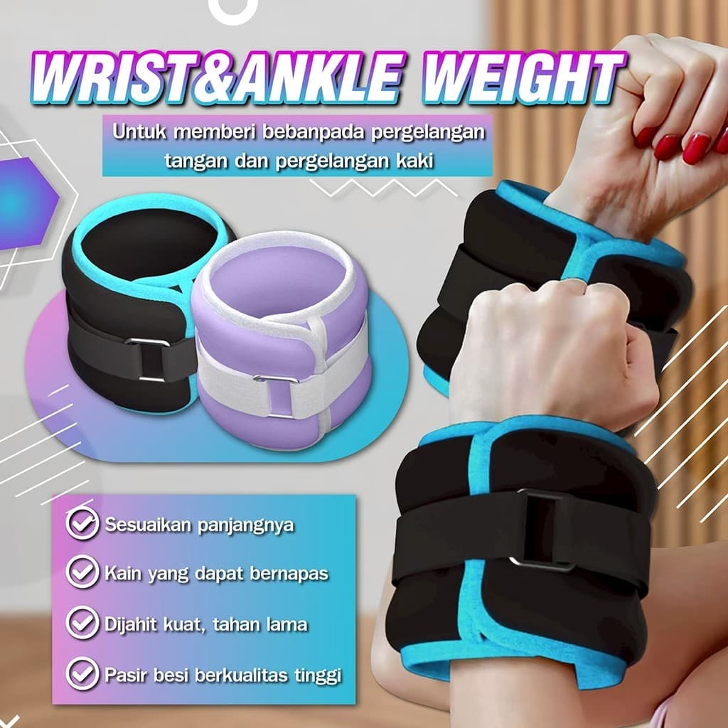Review BG SPORT Wrist Ankle Weight: Beban Tambahan Anti Ribet