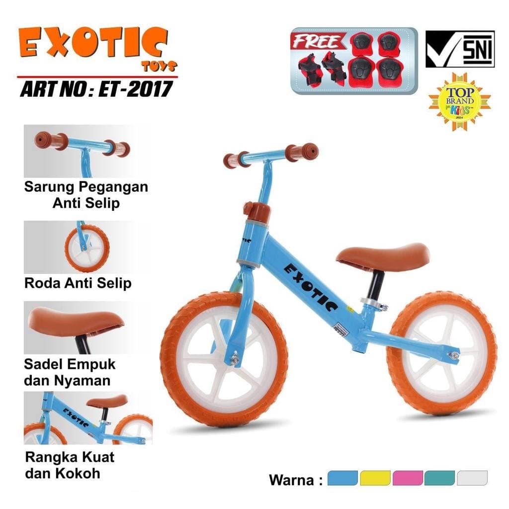 Review Exotic Balance Bike ET-2011, ET-3113, ET-3110, ET-2017