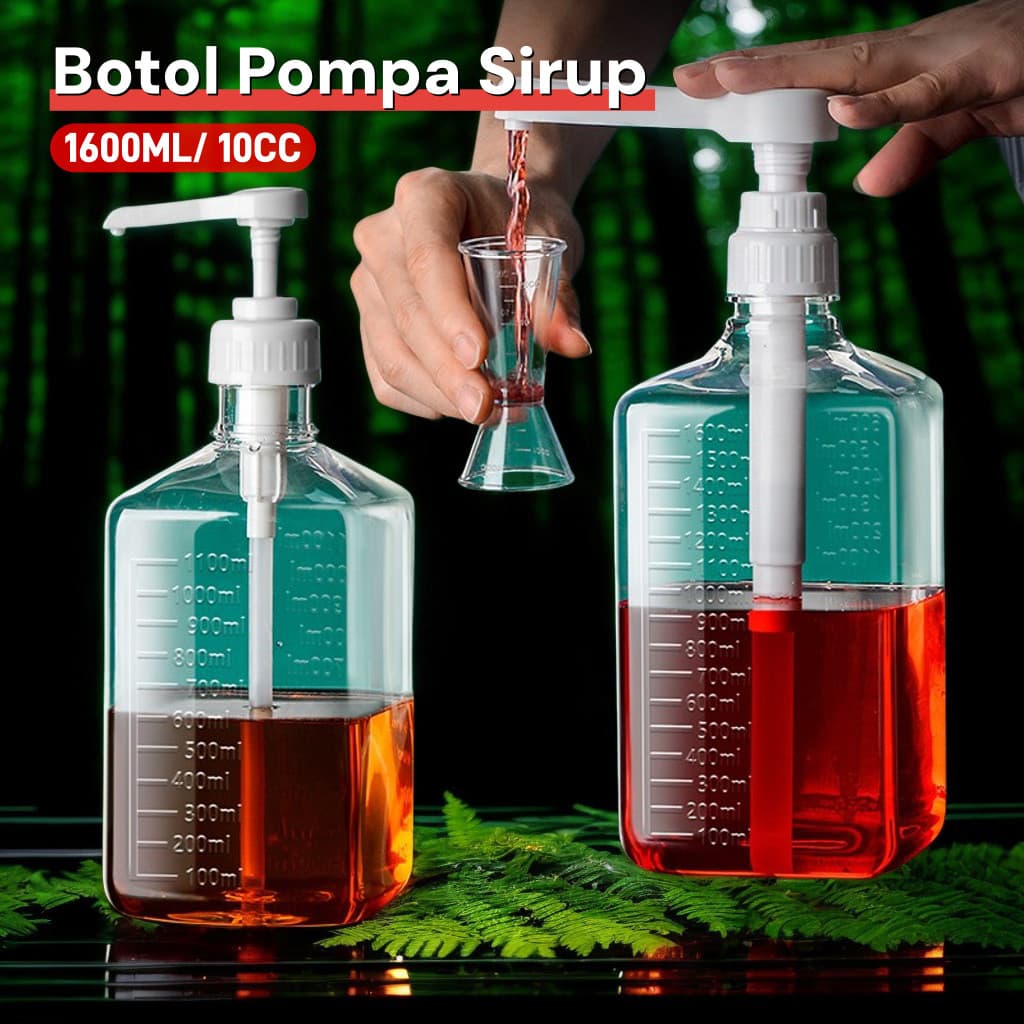 Review Botol Pompa Sirup 1600ml: Dapur Rapi Tanpa Drama!
