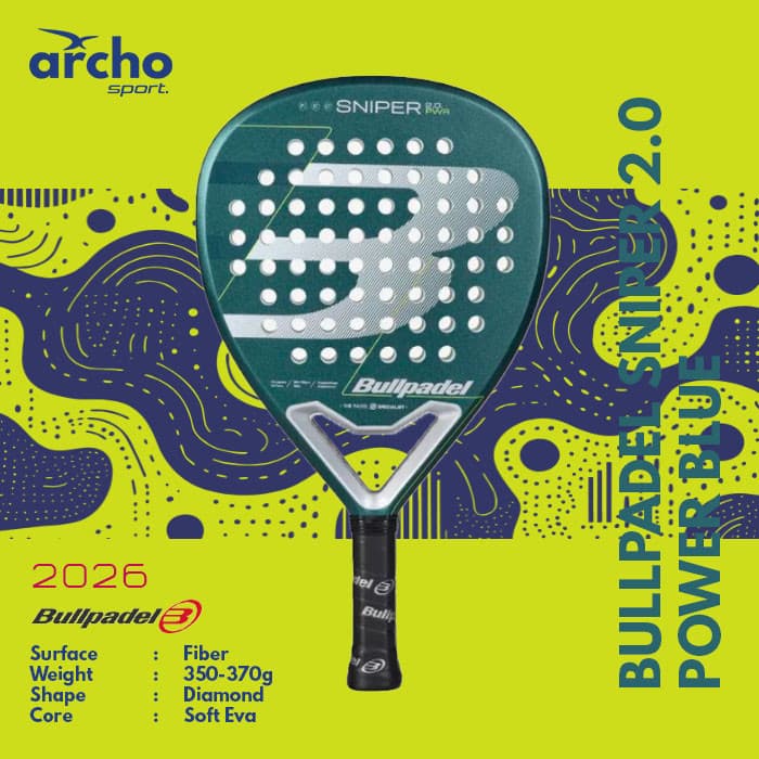 Bullpadel Sniper 2.0 Power 2026: Si Raja Power di Lapangan Padel!