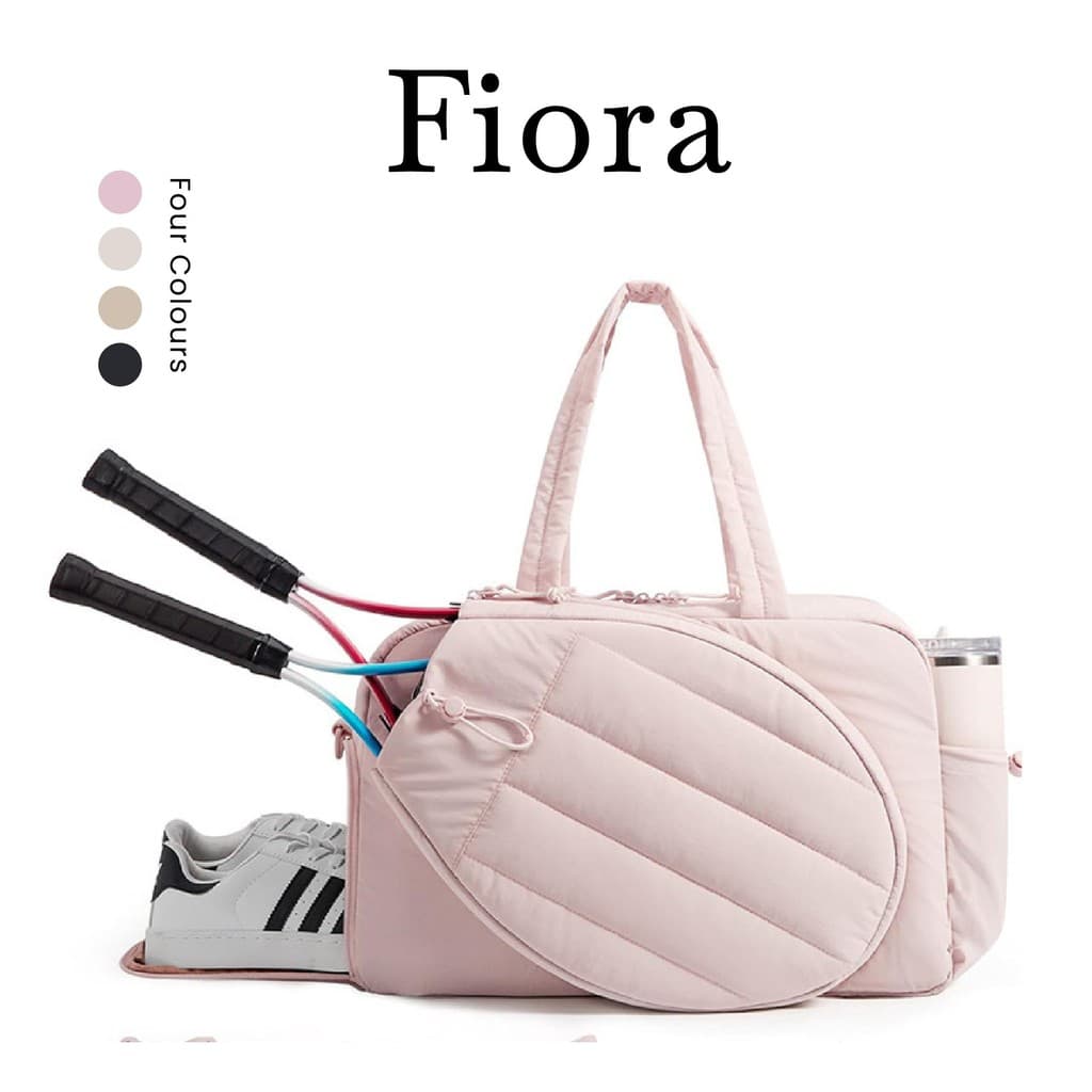 Review FIORA Tas Padel Tennis Tote Bag Puffy Korean Style