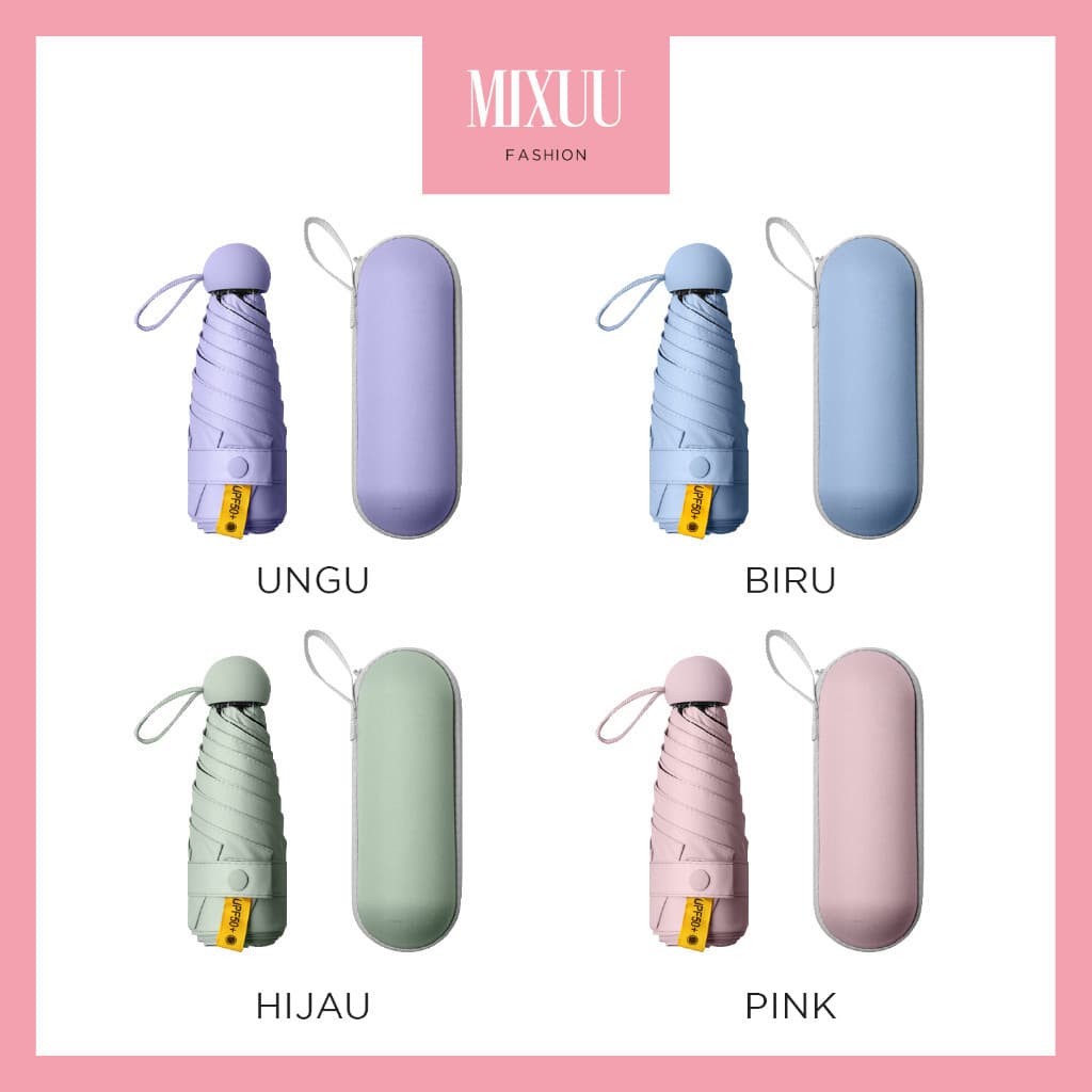 Review Payung Lipat Kotak Capsule: Si Mungil Penyelamat Anti-UV