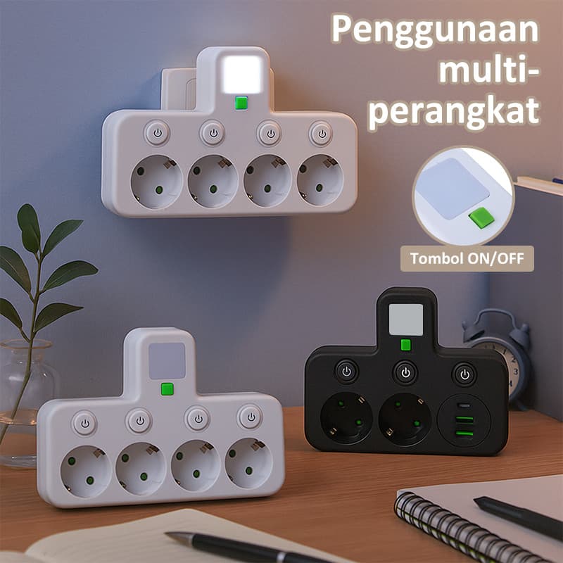 Stop Kontak Multi Outlet USB Type-C: Solusi Daya Modern