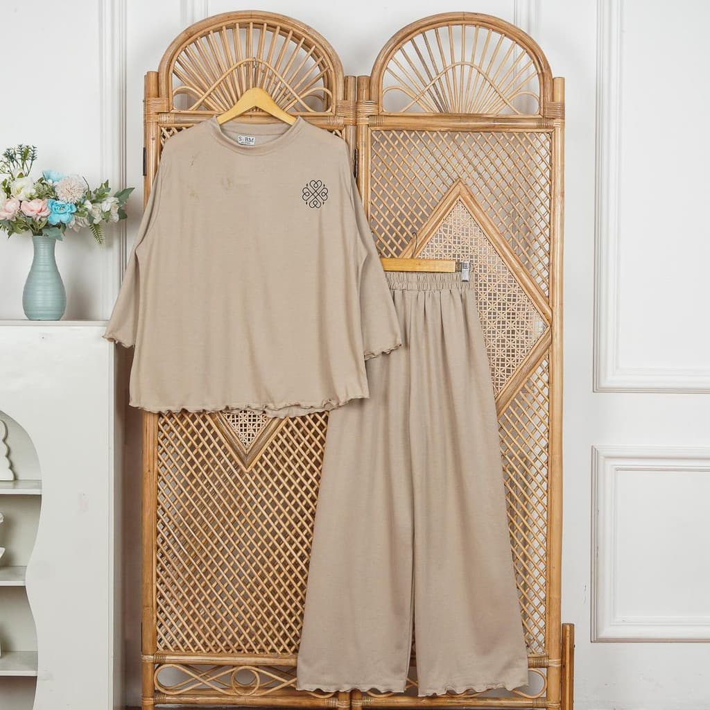 NJW LONNA: Setelan Katun Nyaman, Gaya Korea, Harga Ramah!