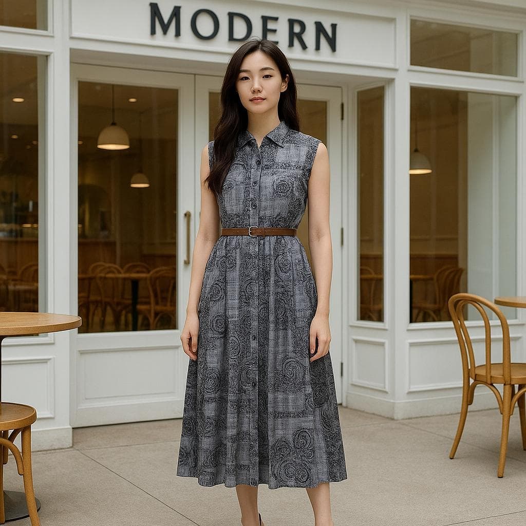 Review NJW HARNI: Midi Dress Wanita Murah Meriah, Gaya Maksimal!