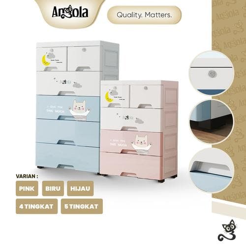 Review ANGOLA C70-C71: Lemari Plastik Ajaib Pengusir Berantakan